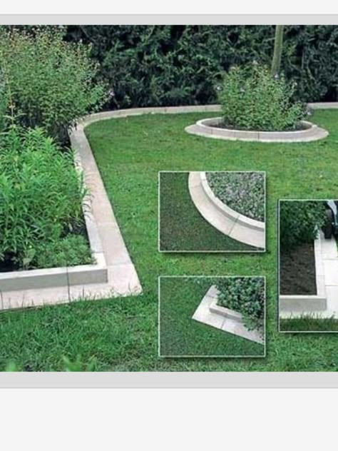 Edging Plastic Garden Edging, Paving Edging, Yard Edging, Lovely Landscapes, Landscaping Projects, Pavers Backyard, Landscaping Trees, Pathway Landscaping, Yard Party