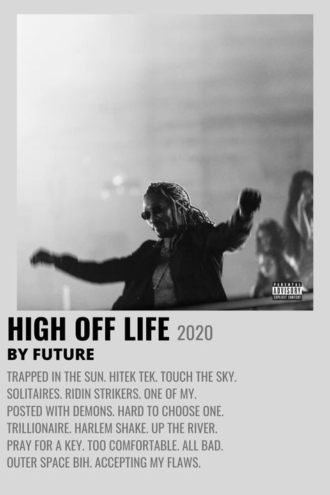 Future Rapper Poster, Polo G Album Cover, High Off Life Album Cover, Future Poster Rapper, System Of A Down Poster, High Off Life, Future Album Cover, Canvas For Office, Album Prints