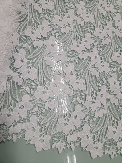 Embroidered Lace Fabric, Wedding Lace, Lace Bridal, Guipure Lace, Lace Weddings, Bridal Lace, Lace Pattern, Couture Collection, Boho Chic Fashion