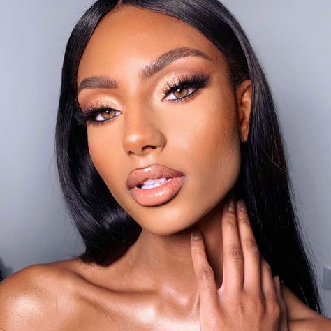 S   Y   D   N   E   Y on Instagram: “by @brooketurnbullmakeup for @isawitfirst” Trucco Glam, Pretty Makeup Looks, Summer Makeup Looks, Beauty Make-up, Glam Makeup Look, Braut Make-up, Makeup Looks For Brown Eyes, Natural Makeup Looks, Flawless Makeup