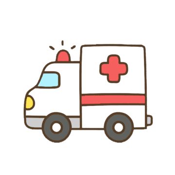 Ambulance Drawing Easy, First Aid Cartoon, Ambulance Tattoo, Car Cartoon Drawing, Cartoon Ambulance, Ambulance Drawing, Ambulance Illustration, Ambulance Clipart, Ambulance Craft