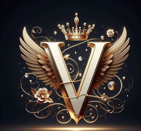 V Initial Wallpaper, V Letter Wallpaper, Artistic Letters, Logo Gallery Art, Queen Logo, Blue Marble Wallpaper, Letter Wallpaper, Alphabet Wallpaper, Picture Letters