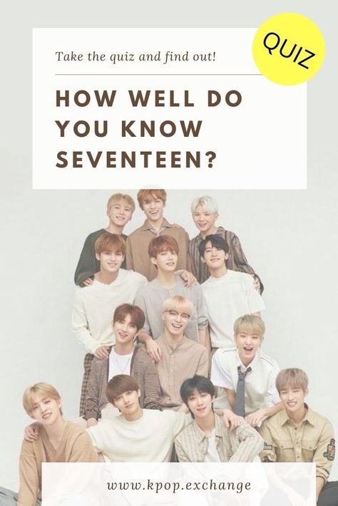 Seventeen Age Order, Buzzfeed Kpop, Kpop Quizzes, Seventeen Ideal Type, Kdrama Quiz, Kpop Quiz, Seventeen Song, Seventeen Members, Carat Seventeen