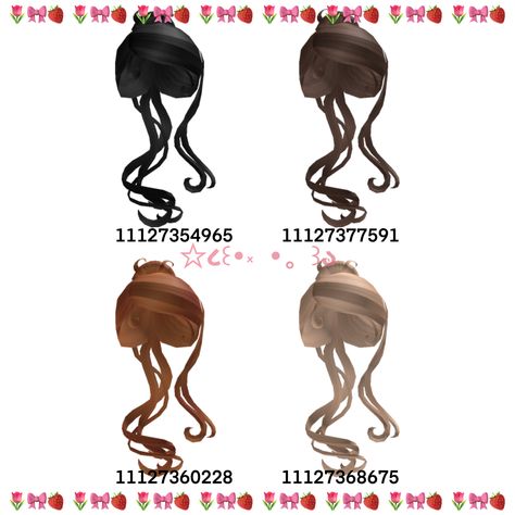 Roblox Ponytails Codes, Roblox Wheelchair Code, Ponytail Roblox Codes, Berry Avenue Ponytail Codes, Lady Gaga Hair, Berry Hair, Cheetah Drawing, Yk2 Outfits, Cute Pink Outfits