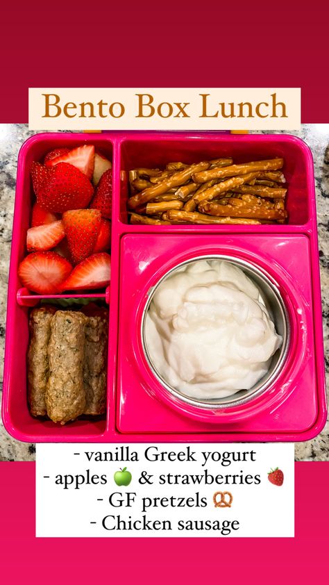 Yogurt Lunch Box Ideas, Bento Box Lunch Ideas, Box Lunch Ideas, Bento Box Lunches, Toddler Lunch, Kids Bento, Box Lunches, Toddler Lunches, Bento Box Kids