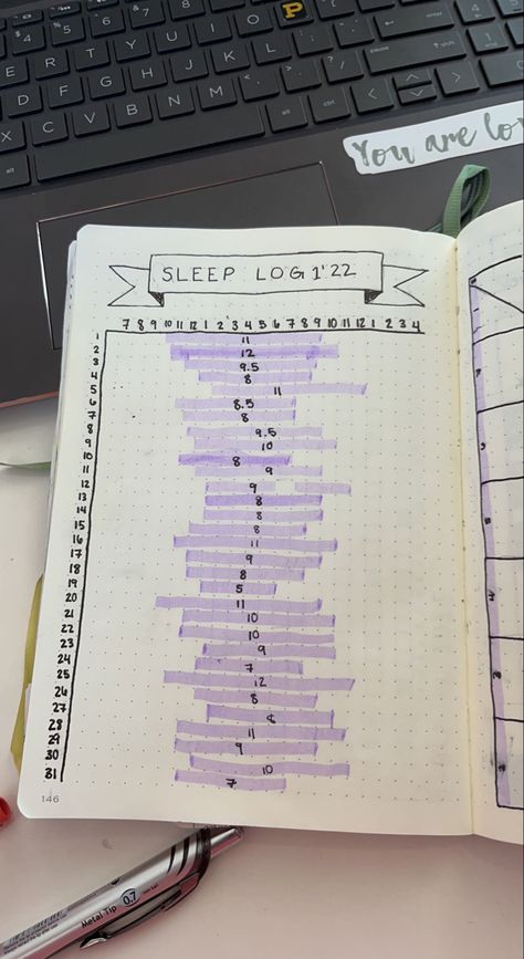 Planner Ideas Lined Paper, Bullet Journal Lined Paper, Bullet Journal Lines, Journal Diy, Bullet Journal Diy, Sleep Tracker, Journal Inspo, Bullet Journal Inspo, Drawings Simple