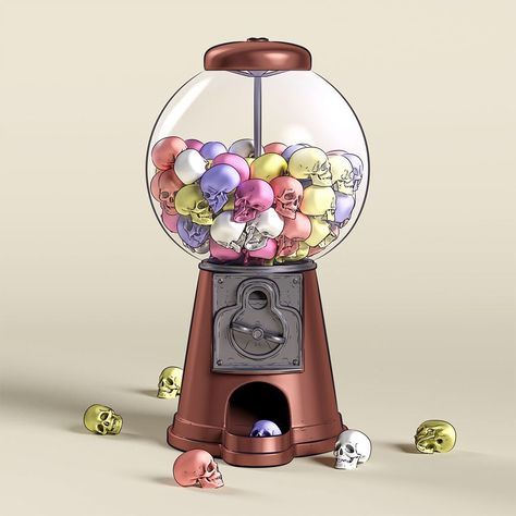 Gumball Machine Drawing Art, Gumball Machine Tattoo, Gumball Machine Drawing, Gumball Machine Art, Cute Gumball Machine, Bubble Gum Machine Craft, Gacha Machine, Bubble Gum Machine, Lgbt Art