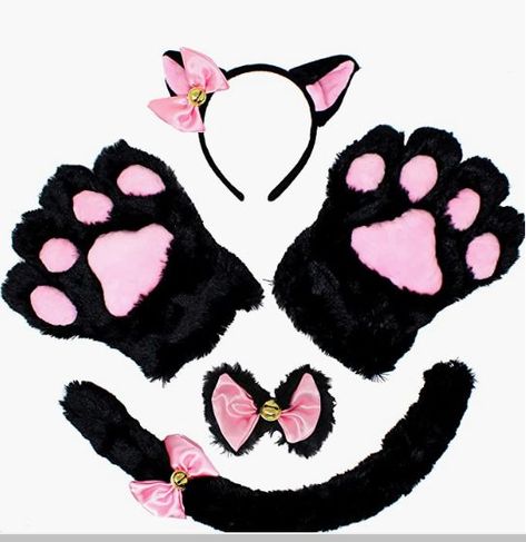 100% Polyester
Hand Wash Only
Kitten Mittens Neko Cosplay Accessories Set Includes Kitty Cat Ears Headband, 1 Pair of Cat Paw, Cat Choker with Pink Bow Tie, and Cat Tail with a Bow Tie and Bell.
Kawaii Lolita Gothic Anime Cosplay Costume Accessories. Made of Durable 100% Polyester Fabric, Cotton Blend.
Super Value Pack for Role Play. Perfect for Costume Accessories.
Size: One Size Fits all Adults and Kids!! Cat Girl Costume, Kitten Mittens, Black Cat Costumes, Paw Gloves, Cat Headband, Halloween Party Dress, Cat Ears Headband, Cat Halloween Costume, Cat Costume