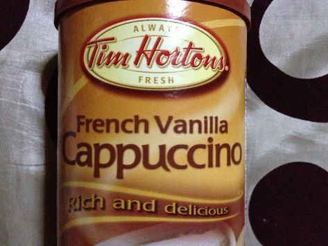 Tim Hortons French Vanilla Cappuccino Tim Hortons French Vanilla, French Toast Bagel Recipe, Vanilla Cappuccino, French Vanilla Cappuccino, Ber Months, Cinnamon French Toast, Bagel Recipe, Tim Hortons, Public Places