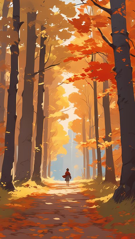 Fall Aesthetic Wallpaper 1080p anime wallpaper #zicxa-photos #zicxa #images #background #wallpaper #freepik #shutterstock #VN Fall Background Illustration, Fall Wallpaper Illustration, Fall Landscape Digital Art, Fall Landscape Illustration, Cartoon Autumn Wallpaper, Aesthetic Wallpaper 1080p, Anime Fall Aesthetic, Fall Anime Wallpaper, Autumn Illustration Wallpaper