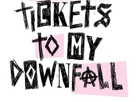 Tickets To My Downfall Aesthetic, Mgk Painting Ideas, Tickets To My Downfall Wallpaper, Tickets To My Downfall Tattoo, Mgk Painting, Mgk Stickers, Mgk Drawings, Mgk Logo, Mgk Art