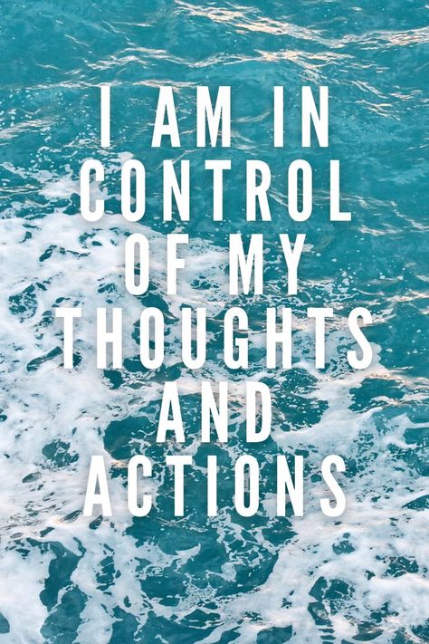 I am in control of my thoughts and actions I Am The Master Of My Thoughts, I Am In Control Of My Life, Health Visionboard, I Am In Control, I Am Statements, 2025 Vision, 2024 Vision, My Thoughts, Negative Thoughts