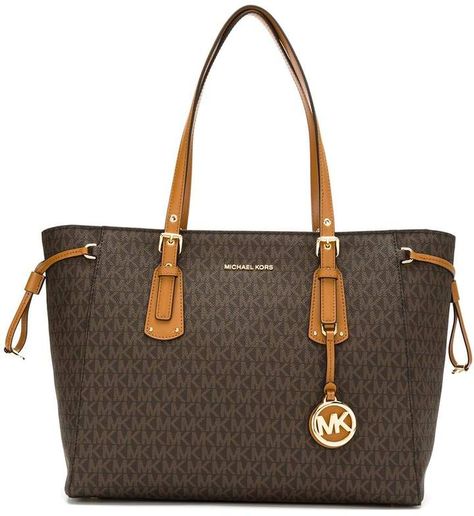 Michael Michael Kors monogram print tote Michael Kors Tote Bags, Oversized Bag, Mk Bags, Lv Handbags, Monogram Prints, Brown Bags, Purses Michael Kors, Handbags Michael Kors, Print Tote