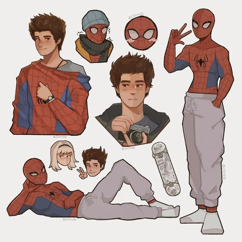 Image Spiderman, Spiderman Drawing, Anime Designs, Deadpool And Spiderman, Spiderman Art Sketch, Spiderman Artwork, Spider Art, Spiderman Pictures, Marvel Spiderman Art