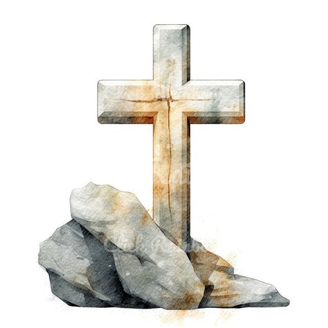 Stone Christian Cross Clipart Christian Cross Art Bundle for - Etsy France Watercolor Rendering, Christian Clipart, Cross Clipart, Cross Art, Christian Cross, Art Bundle, Clipart Images, Clip Art, Illustrations