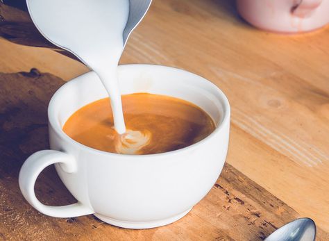 Coffee Habits That Are Aging You Faster, Says Dietitian — Eat This Not That High Cholesterol Foods, American Drinks, Non Dairy Creamer, Reading Food Labels, Canned Vegetables, Eat This Not That, High Fiber Diet, Healthy Coffee, High Cholesterol