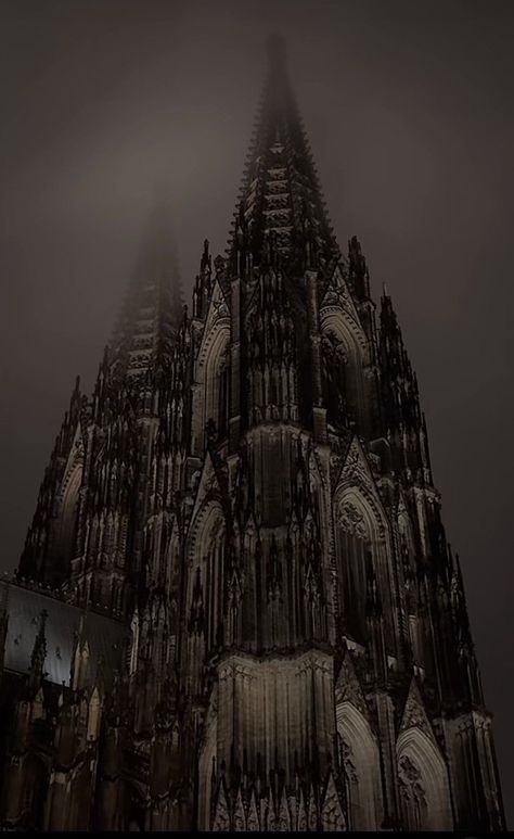 Cologne Germany Cathedral, Gothic Cathedral Architecture, Cologne Cathedral Tattoo, Cologne Cathedral Wallpaper, Gothic Architecture Wallpaper, Cologne Cathedral Aesthetic, Gothic Buildings Architecture, Dark Cathedral Aesthetic, Cathedrals Aesthetic