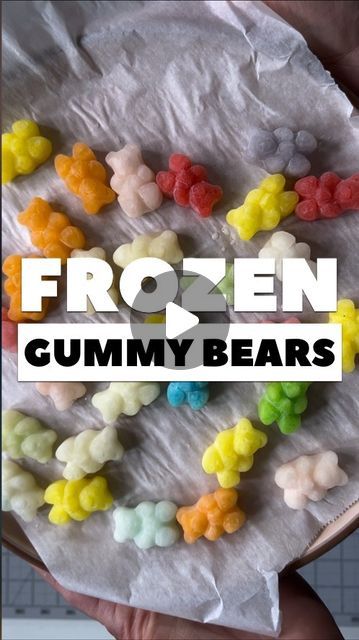 Mathew Boudreaux on Instagram: "When I first saw @katchaomeow's video about these frozen gummy bears, I immediately had to get the ingredients and try it. And I've already made two batches because they are that 🤤🤤🤤. Just in time for Halloween. Snatch those gummy bears. Thanks Kat for sharing this!!! Hope y'all thought this was as cool as I did! #frozengummybears #frozentreats #mxdomestic" Diy Fruit Gummies, Frozen Gummy Bears Recipe, Gummy Bears Soaked In Sprite, How To Make Frozen Gummy Bears, Viral Frozen Gummy Bears, Frozen Gummy Bears Sprite, Gummy Bears Soaked In Vodka, Frozen Gummy Bears, Frozen Gummies