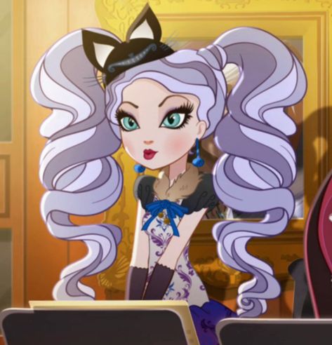 Ever After High Pfp Kitty, Eah Kitty Cheshire, Kitty Ever After High, Kitty Cheshire Icon, Pansexual Characters, Ever After High Kitty Cheshire, Ever After High Icons, Eah Icons, Stephanie Sheh