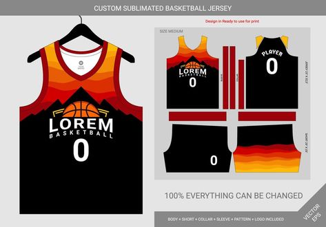 Basketball Jersey Template, Red Basketball Jersey, Nba Uniforms, Jersey Template, Sublimation Jersey, Free Basketball, Basketball Uniforms Design, Simple Designs To Draw, T Shirt Png