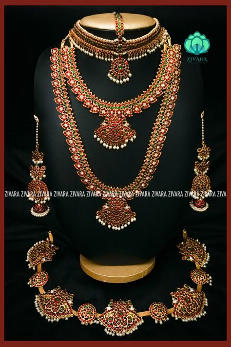 Bharatanatyam Temple Jewellery, Kemp Bridal Jewellery Set, Bridal Jewelry Sets South Indian, Muhurtham Jewellery Set, Kemp Jewellery Indian Bridal, Bharatnatyam Jewellery Set, Bharatanatyam Jewellery Set, Bharathanatyam Jewellery Set, Kuchipudi Dance Jewellery