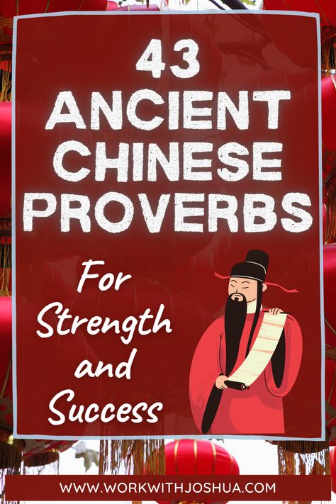 There are many words of wisdom to be found within Ancient Chinese Proverbs, and I hope this list inspires you to continue striving forward. #chineseproverbs #ancientchineseproverbs Chinese Proverbs Wisdom, Chinese Proverbs Quotes, Wise Proverbs, Chinese Wisdom, Ancient Wisdom Quotes, Chinese Letters, Spiritual Psychology, Chinese Proverbs, Proverbs Quotes