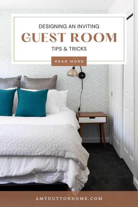 Whether you’re preparing for a weekend visit from your best friend or if you are hosting distant relatives, creating an inviting guest room is an opportunity to showcase your warm hospitality and make your guests feel welcomed.
 
Click the link for some thoughtful tips to help you design a comfortable guest room that will leave your visitors with fond memories of their stay at your home! Windowless Guest Room, Bed Placement, Small Guest Room, Room Tips, Guest Room, Make Your, Bed, Design