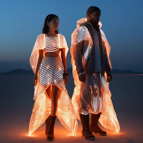 Sci Fi Fashion, Space Fashion, Burning Man Outfits, Burning Man Festival, Concept Clothing, Futuristic Fashion, Fashion Inspiration Design, Fantasy Dress, Festival Looks