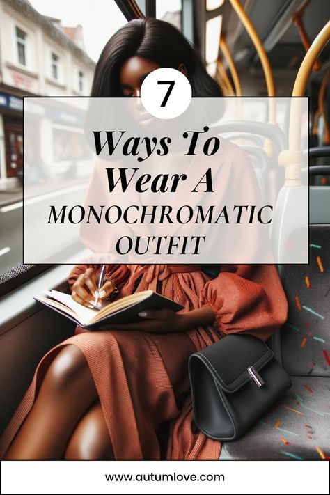 Ever wondered why monochromatic outfits never go out of style? Explore the timeless charm of single-color ensembles and how to wear them right! Monochromatic Birthday Outfit, Monochrome Looks Outfit, Shades Of Melanin Outfits, Monochromatic Corporate Outfit, Monotone Outfits Women, Monochromatic Outfit Black And White, Neutral Dinner Outfit, Classy Monochrome Outfit, Petite Outfits Black Woman