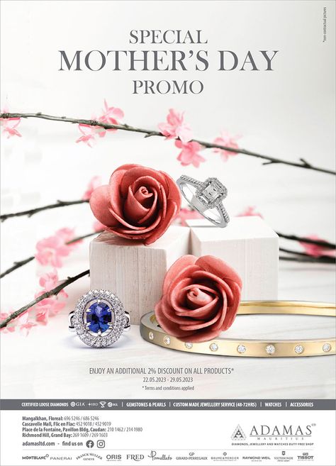 Adamas Ltd - Mother's Day Promo: 22.05.23 - 29.05.23. Tel: 686 5246 / 696 5246 | Adverts - Latest Mothers Day Promo, Promo 22, Return On Investment, Email Marketing, Investment, Mother's Day, Mothers Day, Marketing, Gifts