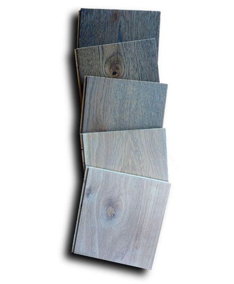 Grey Oak Flooring, Blue Stained Wood, Grey Floors, Table Retro, Oak Wood Floors, Oak Flooring, Stained Wood, French Oak, Grey Oak