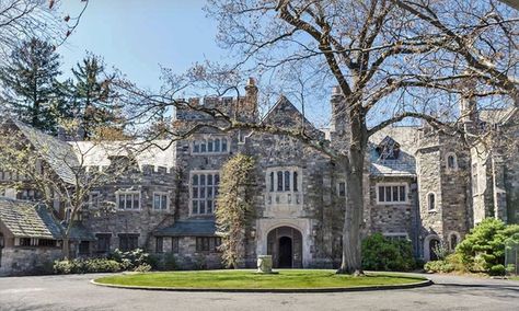 Skylands Manor, Medieval Manor, Ringwood Nj, Oak Mantel, Stone Facade, Jersey Girl, Dragon Fly, Black And White Decor, Italian Marble