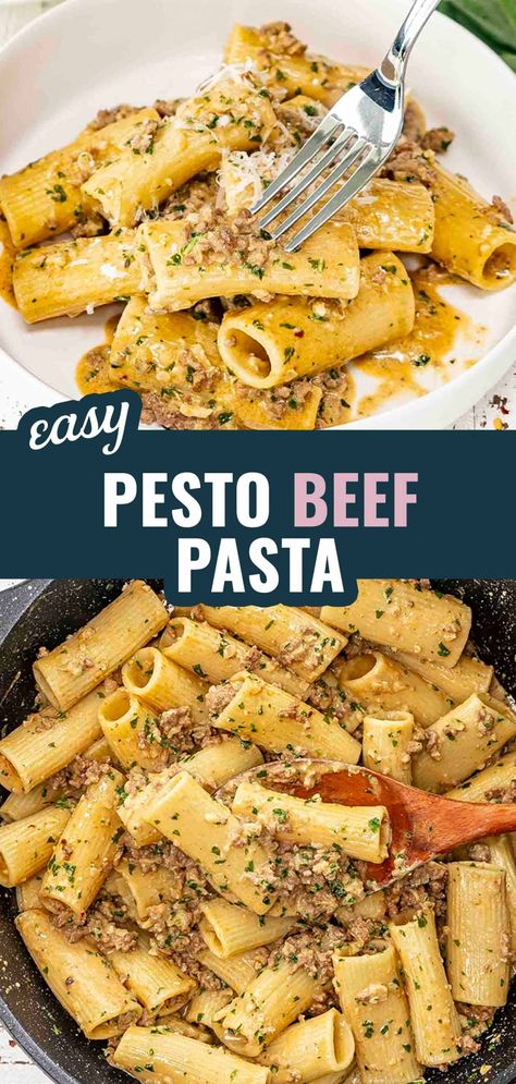 Pesto Beef, Steak Pasta Recipes, Pasta Dishes Recipes, Pesto Pasta Dishes, Steak Pasta, Sandwich Sides, Beef Pasta, Where's The Beef, Yummy Pasta Recipes