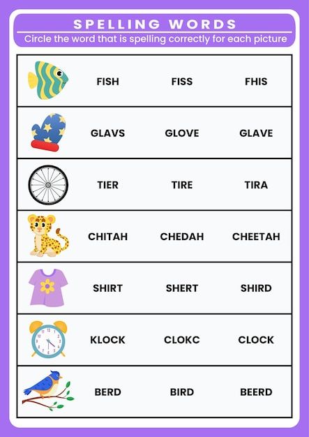 English 2nd Grade Worksheets, Pronunciation Worksheet, Worksheets For 2nd Grade, School Card, 1 Worksheet, Spelling Worksheets, Esl Resources, 2nd Grade Worksheets, 1st Grade Worksheets