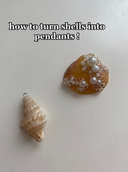 In this tutorial, we’re going to turn seashells into beautiful pendants. You can use these pendants on necklaces, bracelets, and even earrings! Diy Sea Shell Jewellery, Making Sea Shell Jewelry, Seashell Pendant Necklace, How To Make Seashell Jewelry, How To Make Holes In Shells, How To Make A Mermaid, Cone Shell Jewelry, Shell Necklace Diy Seashell Jewelry, Shell Earrings Diy Seashell Jewelry