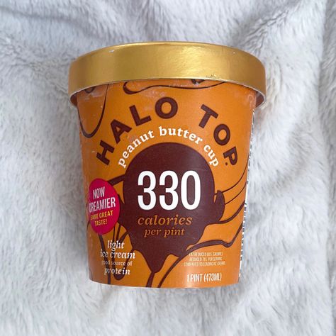 peanut butter halo top ice cream #halotop #peanutbutter #icecream #reducedfat #lowfat #safefood #lowcalorie (relative) Halo Top Ice Cream, Halo Top, Gift Inspo, Good Sources Of Protein, Ice Cream Flavors, Grocery List, Grocery Lists, Low Fat, Low Calorie