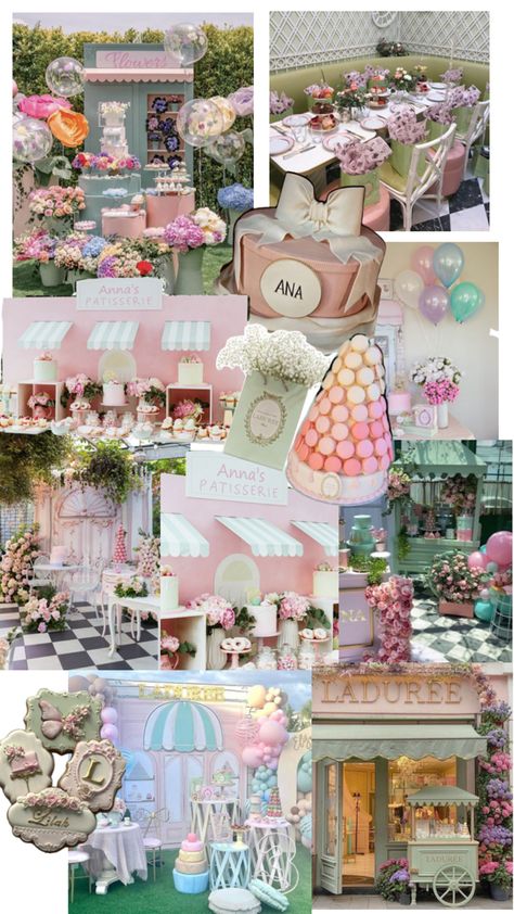 Laduree Party, Parisian Party, Theme Party, Themed Party, Bday Party, Baby Names, Party Themes