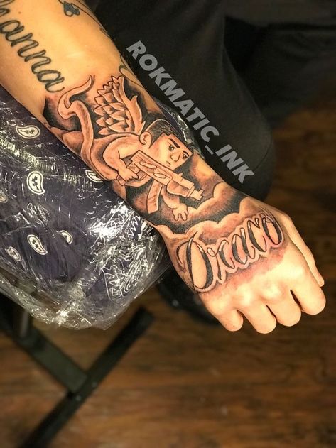 Draco Tattoos, Ak47 Tattoo, Tattoo Ideas For Females, Baseball Tattoos, Apple Tattoo, Forearm Tattoo Quotes, Rip Tattoo, Bum Tattoo, 16 Tattoo