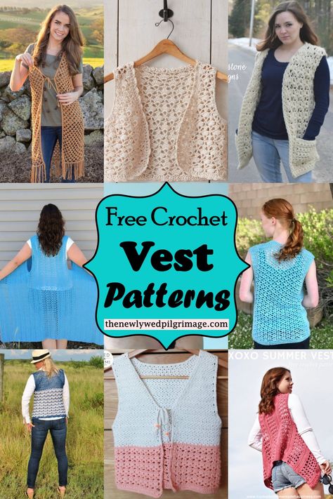 Free Crochet Vest Patterns Free Crochet Waistcoat Pattern, Crochet Cardigan Vest Pattern Free, Crochet Granny Square Vest Pattern Free Easy, Crochet Vest Patterns Free For Women, Crochet Vest Pattern Free Children, Crochet Vest Top Pattern, Crochet Vest Pattern Free Woman Winter, Crochet Open Vest Free Pattern, Crocheted Vest Patterns Free