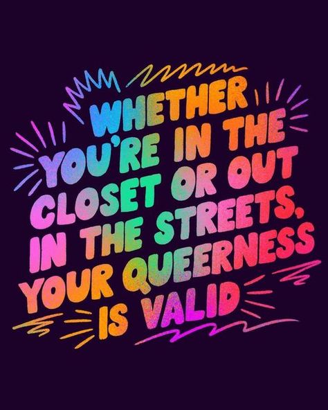 Queers Next Door on Instagram: "♥️♥️♥️ #Repost @timpsingleton ・・・ Happy National Coming Out Day 🌈 A few words to my younger, 17 year-old self on coming out: - Coming out is scary, but staying in is far scarier - The people you’ll lose by coming out, will become distant memories. Don’t worry about them - The ones who accept and love you, will help usher in a universe of new people and friends who love you for you - You’re going to have to come out way more than you realize. For a few years it w National Coming Out Day, Out Of The Closet, Club Ideas, Rainbow Art, Instagram Repost, Staying In, New People, Next Door, Human Rights