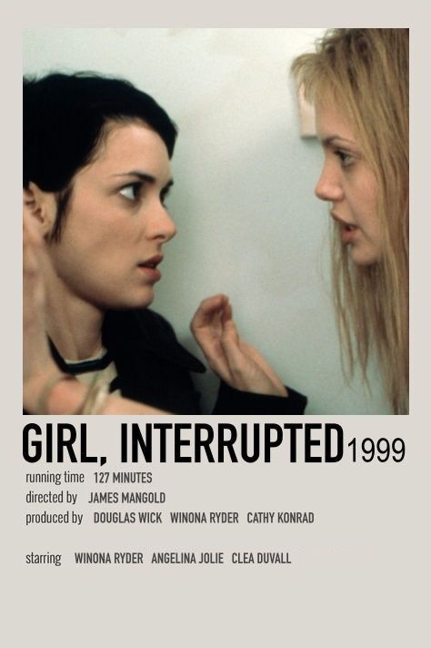 Girl Interrupted Movie, Jennifer’s Body, Indie Movie Posters, Iconic Movie Posters, Girly Movies, Film Posters Minimalist, Girl Interrupted, Movie Poster Wall, Girl Movies