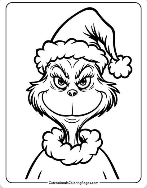 Coloring Pages Grinch, Grinch Colouring Printables, Grinch Cartoon Drawing, Grinch Christmas Coloring Pages, Grinch Printables Free, Grinch Sketch, The Grinch Characters, Grinch Outline, Grinch Template