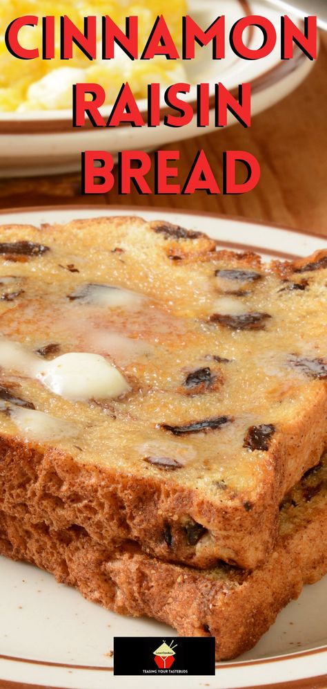 Bread Machine Recipes Easy Cinnamon Raisin, Best Cinnamon Raisin Bread Recipe, Christmas Bread Machine Recipes, Bread Recipe Oven, Cinnamon Rasin Bread, Rasin Bread, Easy Cinnamon Bread, Toast With Honey, Raisin Toast