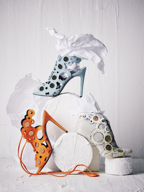 Atelier par Pierre Hardy | MilK decoration Footwear Styling, Fashion Still Life, Lace Sandals, Spanish Design, Shoes Photography, Pierre Hardy, Shoe Pattern, Shoe Inspo, Design Magazine