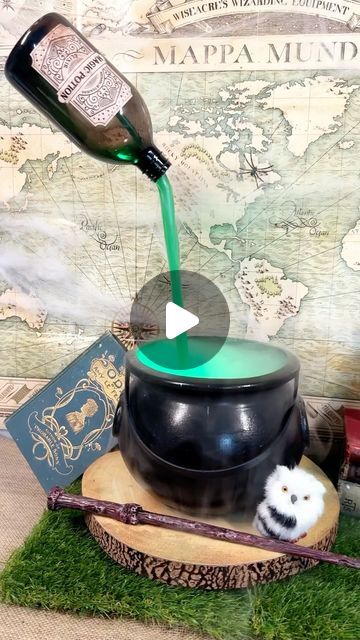 Department Of Wizardry on Instagram: "Floating Potion DIY: Part 2 👻🧪  After all your awesome feedback on my first floating potion DIY, I decided to give it another go and make a 2.0 version using your suggestions.   Honestly, I didn’t think it could get cooler, but here we are! Enjoy! For the full tutorial, check out the original DIY on my reels.  Oh!…and Happy Halloween 🎃   #halloween #halloweendiy #halloweendecor #halloweenlife #diy #dıy #diyhomedecor #diyprojects #diyproject #diyhalloween #potion #potionbottle #potionclass #potionmaking #departmentofwizardry #harrypotter #wizard #magic #harrypotterdiy #harrypotterfan #harrypotter #cauldron #halloweenishere #floatingpotion" Floating Potion Cauldron, Caldron Halloween Diy, Floating Cauldron Diy, Witch Coldrain Diy Halloween, Halloween Cauldron Diy, Cauldron Decoration Ideas, Halloween Caldron, How To Make Potions, Marathon Party