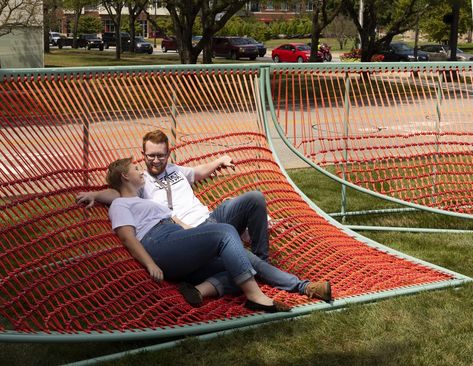 Bryony Roberts Studio Loft Net, Balcony Landscape, Chair Sculpture, Hammock Netting, Urban Playground, Rooftop Design, Urban Development, Bar Designs, Playground Design