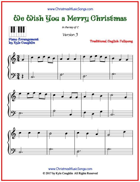 When The Saints Go Marching In Piano, Easy Christmas Piano Sheet Music Free Printable, We Wish You A Merry Christmas Piano, We Wish You A Merry Christmas, Easy Violin Sheet Music, Christmas Piano Sheet Music, Harmonica Lessons, Piano Songs For Beginners, Easy Sheet Music