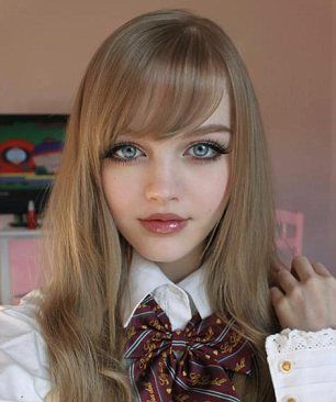 Baby Doll Makeup, Dakota Rose, Fall Makeup Trend, Real Barbie, Human Doll, Doll Makeup, Living Dolls, Modern Hairstyles, Doll Face