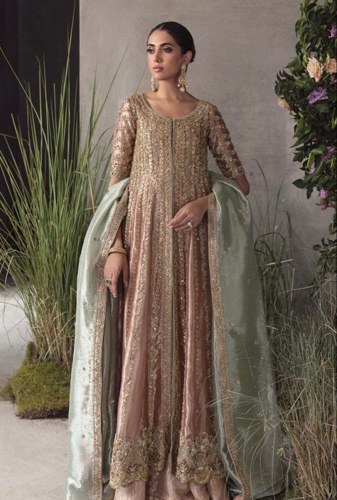 Pastel Pakistani Outfit, Walima Outfit, Valima Dress, Pakistani Bridal Couture, Eastern Wear, Walima Dress, Asian Bridal Dresses, Latest Bridal Dresses, Bridal Dresses Pakistan