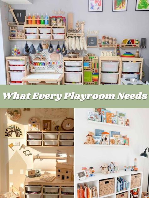 41 Boho Ikea Playroom Ideas You Need To See - PinkPopDesign Ikea Playroom Ideas, Boho Playroom Ideas, Kallax Playroom, Playroom Ikea, Ikea Kids Playroom, Boho Playroom, Ikea Playroom, Ikea Play Kitchen, Preschool Rooms